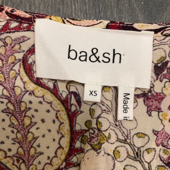 Ba&sh Zelda Floral Paisley Mini Dress Size XS NWT - Picture 4 of 9